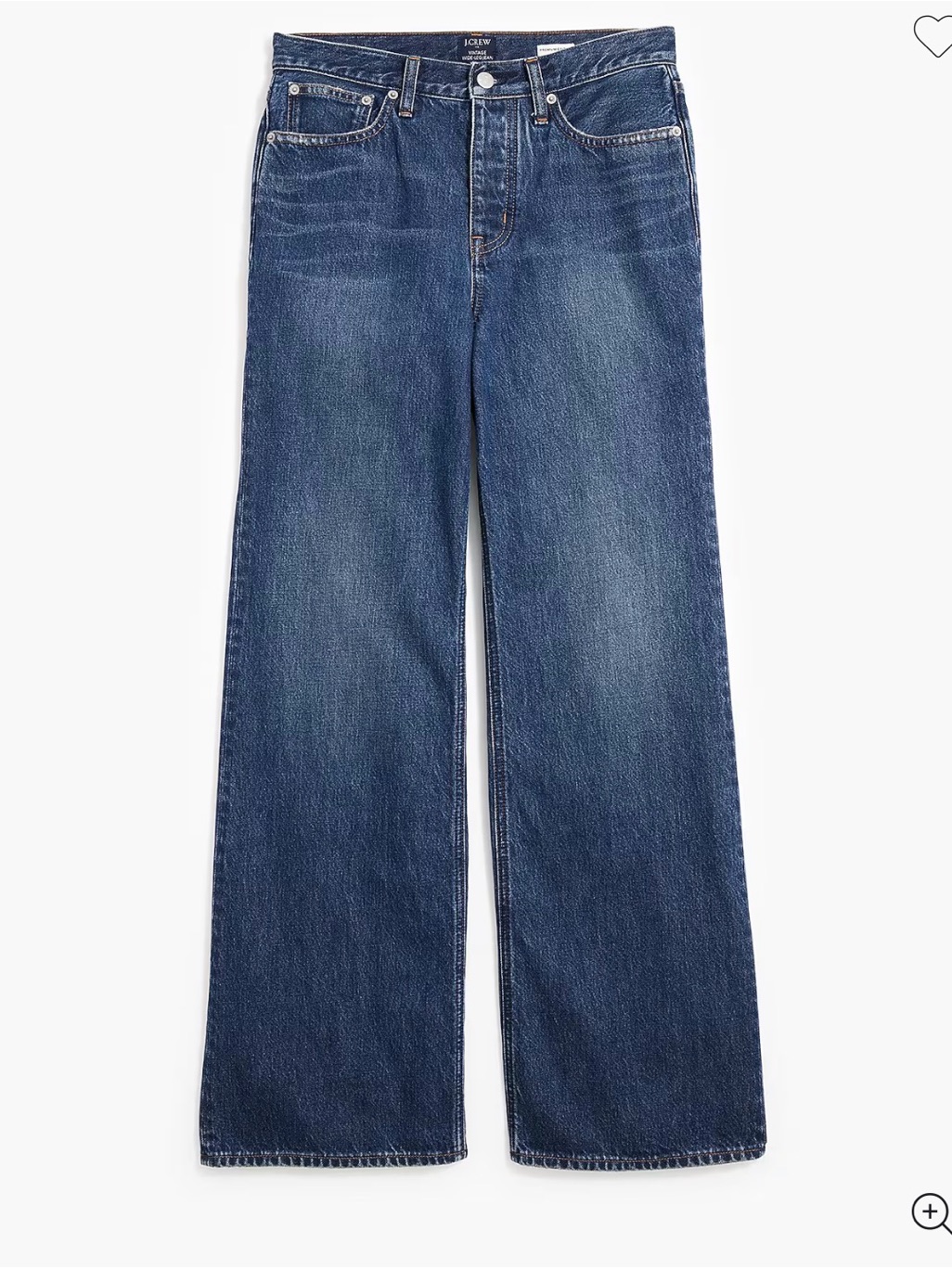 J. Crew Indigo Wide-Leg Flare Jeans